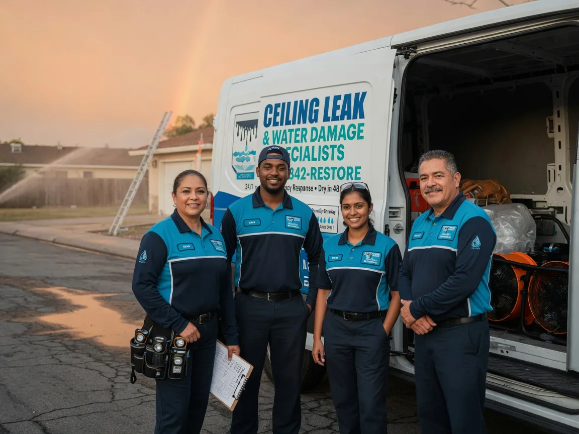Ceiling Leak Cleanup company in Burt, MI